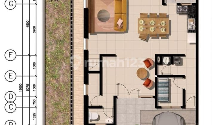 Dijual Cepat Rumah Baru Palm Spring The Smart Green