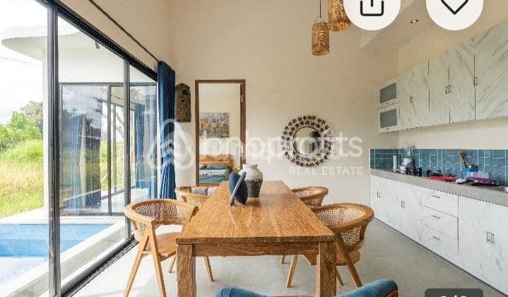 For Rent Villa 2 Bedroom Furnished Kitchen Laundry Fast Ubud Rice Field View Very Quiet, No Noise, 10 Minutes From The Center Of Ubud, Monkey Forest, Ubud Gianyar Villa Rice Field View 10 Menit Ke Sentral Ubud Mongkey Forest 40 Menutes From Can