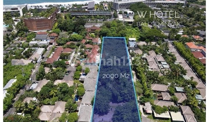 Ring 1 Tanah Terbaik di Area Nya. Posisi Persis di Belakang W Hotel Petitenget