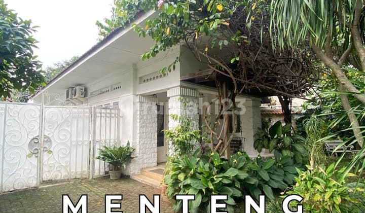 Rumah 5 BR Depan Taman Jalan Sukabumi Menteng Jakarta Pusat