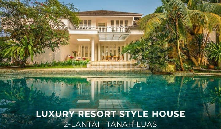 Rumah 2 Lantai Mewah Bergaya Resort di Jagakarsa Jakarta Selatan