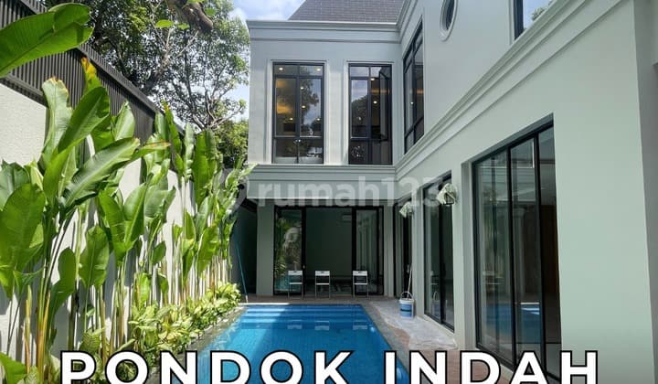 Newly Renovated House Dalam Komplek Posisi Hook, Depan Taman 2 Lantai Pondok Indah Jakarta Selatan - Ocasa3453