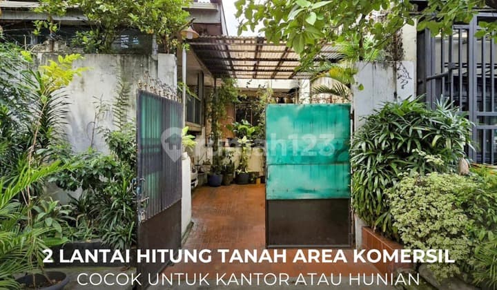 Rumah Lama Hitung Tanah 2 Lantai Lokasi Strategis Area Komersil Cocok untuk Usaha Pakubuwono Kebayoran Baru - Ocasa4794