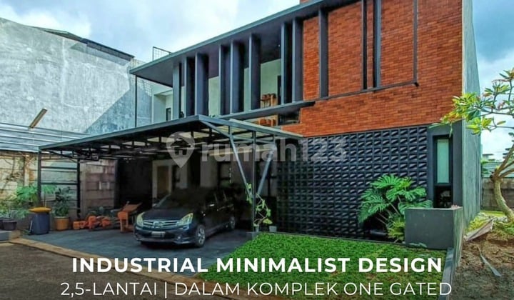 For Sale / Dijual Rumah Secondary Terawat Siap Huni Bintaro Jaya, Tangerang Selatan Industrial Minimalist Design Dalam Komplek One Gate System