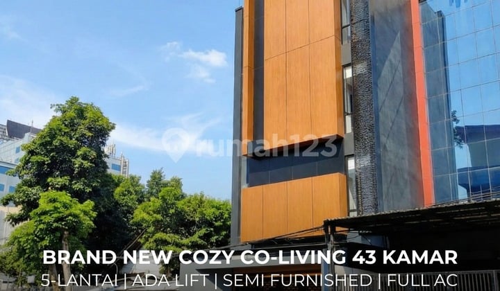 For Sale / Dijual Kost Baru di Salemba - Jakarta Pusat Brand New Cozy Co-Living 5 Lantai, Ada Lift, Semi Furnished Selangkah ke Ui Salemba - Ocasa4849
