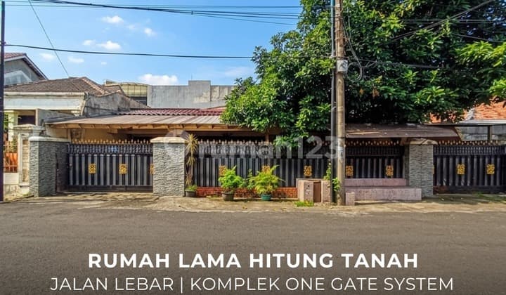 Old House Land Calculation Within One Get System Complex in Tebet