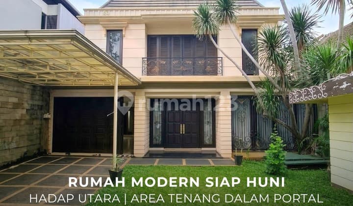 For Sale / Dijual Rumah Modern Siap Huni Langsat Kebayoran Baru - Jakarta Selatan Area Tenang Dalam Portal, Jalan Lebar - Ocasa1476