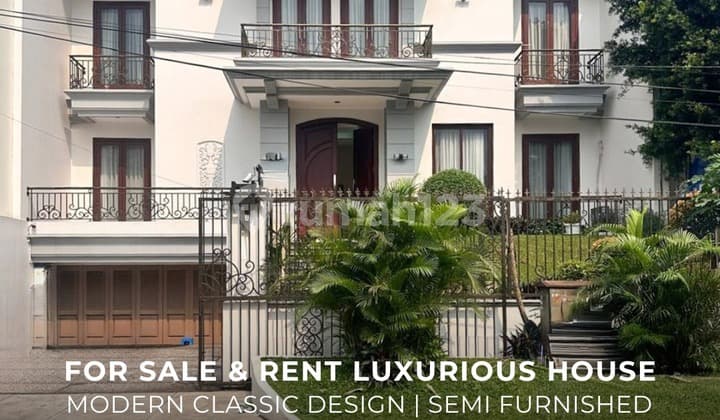 For Sale & For Rent Luxurious Modern Classic House Pondok Indah South Jakarta - Ocasa4665
