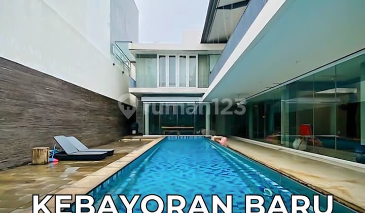 Modern Minimalist 3-Story House 4 BR Hang Tuah Kebayoran Baru South Jakarta