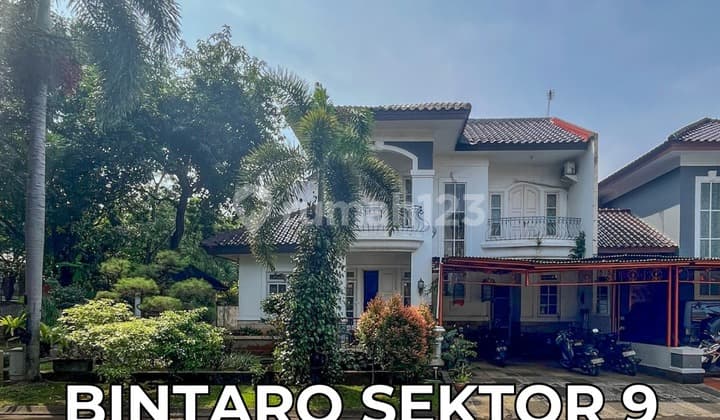 Ready-to-Occupy 2-Story House, 4 BR, Inside One Gate System Complex, Bintaro Jaya Sector 9