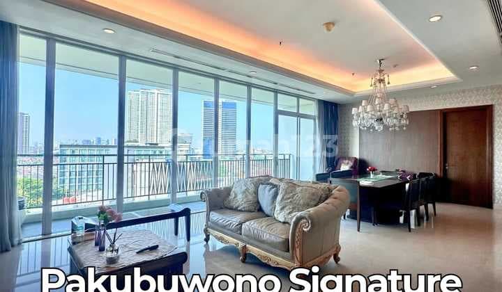 Apartment Pakubuwono Signature 4 BR Full Furnished Jakarta Selatan