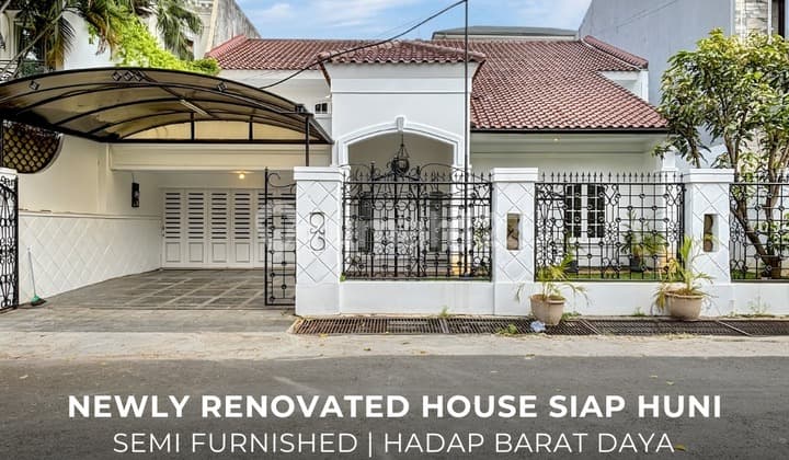 For Sale / Dijual Rumah Terawat Siap Huni Pakubuwono Kebayoran Baru - Jakarta Selatan Newly Renovated, Lokasi Elite - Ocasa3983