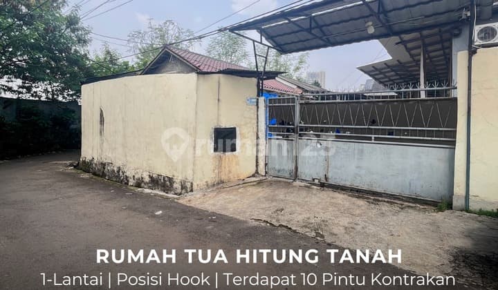 Rumah Tua Hitung Tanah Area Luas dan Hoek di Pondok Pinang Area