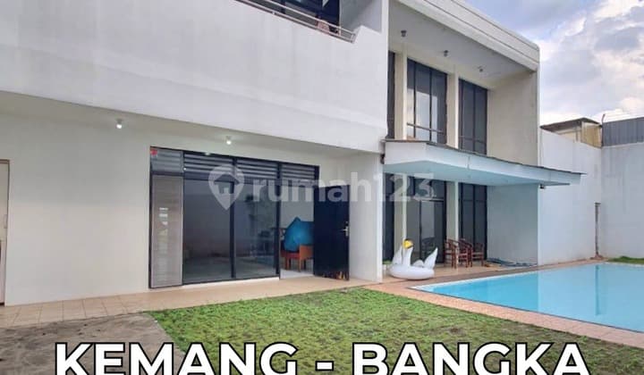 Turun Harga Rumah Classic 2 Lantai + Swimming Pool Kemang Bangka Jakarta Selatan