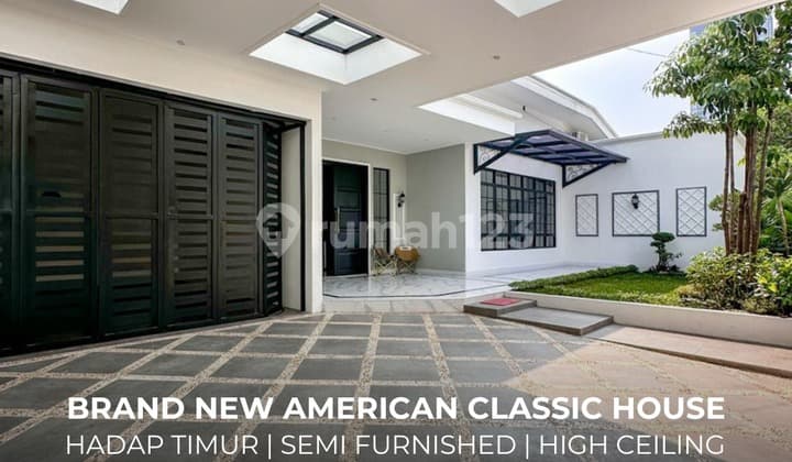 For Sale / Dijual Rumah Baru Brand New American Classic House Cilandak Jakarta Selatan - Ocasa3467