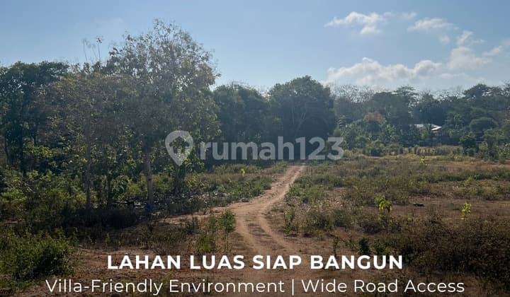 Lahan Luas Siap Bangun Cocok untuk Villa atau Resort di Pandawa Beach Area Bali