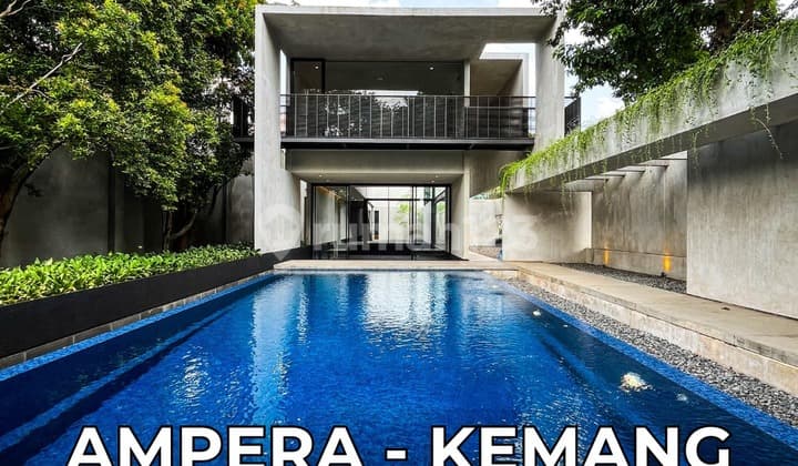 BRAND NEW TWO-STORY CONTEMPORARY HOUSE UNFURNISHED AMPERA KEMANG SOUTH JAKARTA