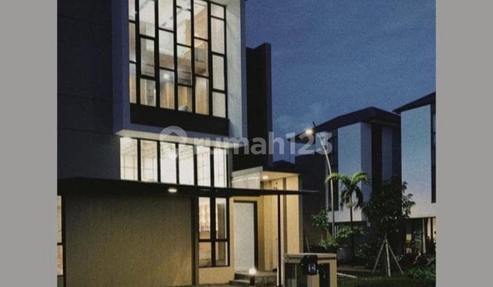 Dijual rumah 3 Lantai Hoek Full Furnish di Cluster Semayang Asya JGC di Cakung Jakarta Timur