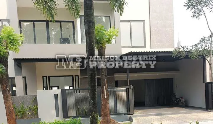 Jual Cepat Rumah Baru 2Lt Minimalis Modern Sangat Cantik Siap Huni Row Jalan Lebar di Puspita Loka, BSD