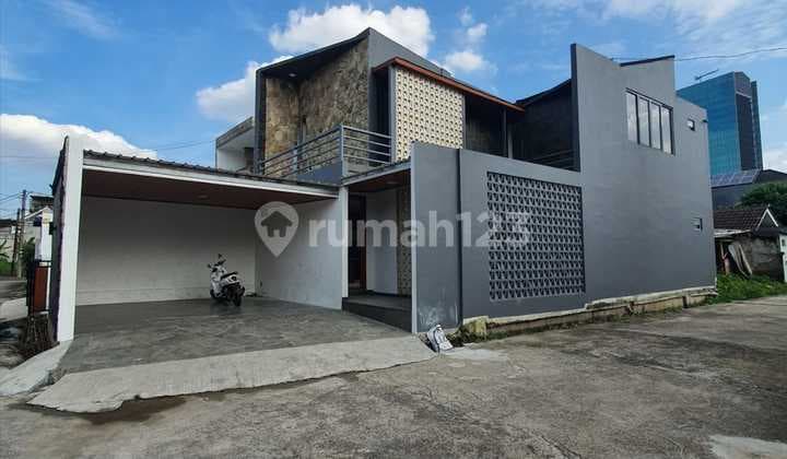 Dijual Rumah Baru Bangun Hoek Modern Minimalis 2Lt Siap Huni di Bumi Puspitek Asri