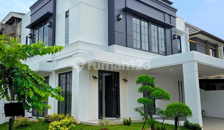 Rumah Klasik dengan Sentuhan Modern di Kireina Park, Nusa Loka - BSD