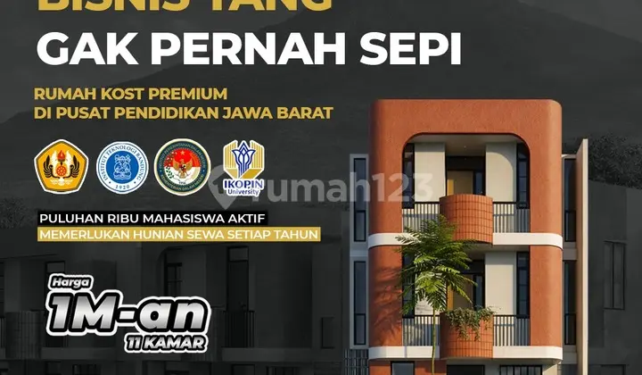 Rumas Kost 1 M di Jatinangor
