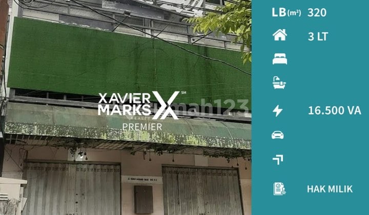 Disewakan Murah Ruko di Soekarno Hatta Malang Bekas Cafe