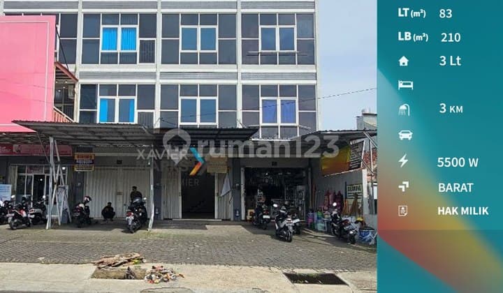 Dijual Ruko Super Strategis di Poros Sigura Gura Lowokwaru Malang