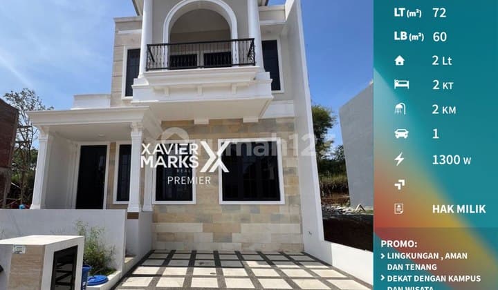 Properti Langka Rumah Europan Classic di Sengkaling Dau Malang
