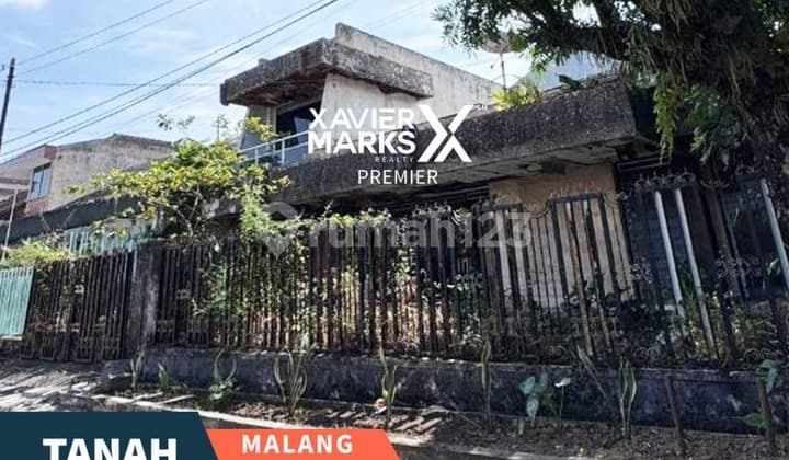 Dijual Tanah Bonus Rumah Lokasi Strategis di Jl Simpang Langsep Malang