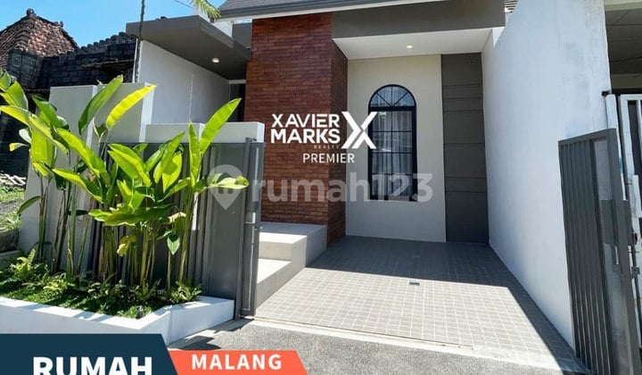Unit Langka Rumah Modern Baru Ala Tropical House di Sukun Kota Malang