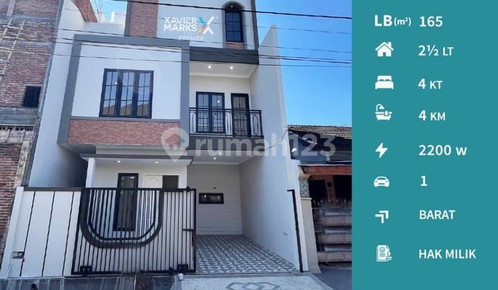Kapan Lagi Punya Rumah American Modern Tengah Kota di Sulfat Malang