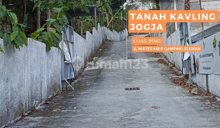Tanah Kavling Jogja Dekat Jl. Wates KM 7 dan Pusat Perbelanjaa