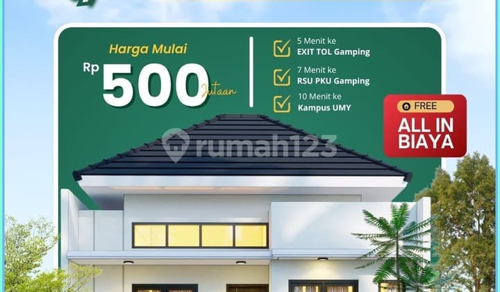 Rumah Murah Jogja Ada Pos Security Senyaman Villa Jalan Wates