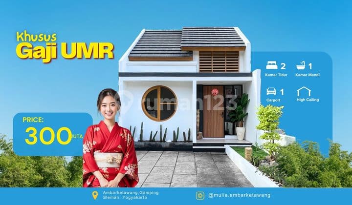 Rumah Jogja Murah Ala Jepang 300 Jutaan Jalan Wates Dalam Perumahan