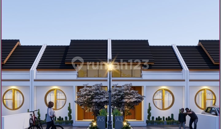 Rumah di Jogja Barat Area Exit Tol Sentolo Desain Jepang Dalam Cluster