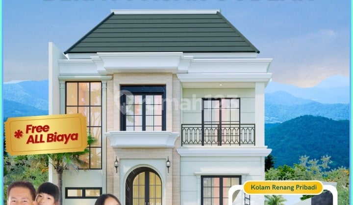 Rumah Mewah 2 Lantai Jogja Godean dengan Kolam Renang Pribadi