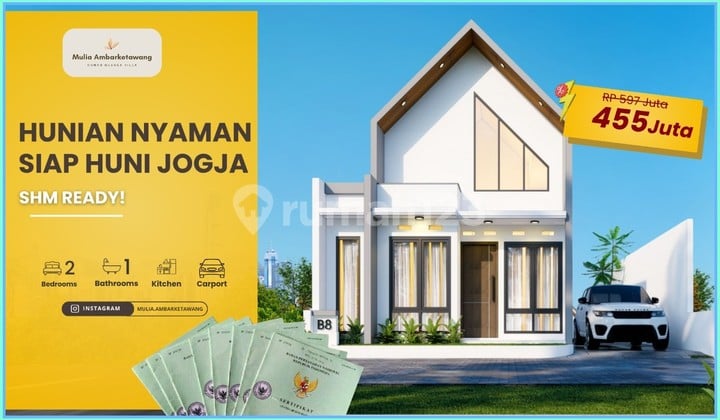 Sell Cheap Houses in Jogja Near Campus and Toll Exit