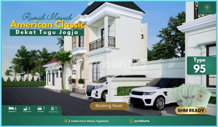 Rumah Murah SHM Sleman Include Kolam Renang Godean Yogyakarta