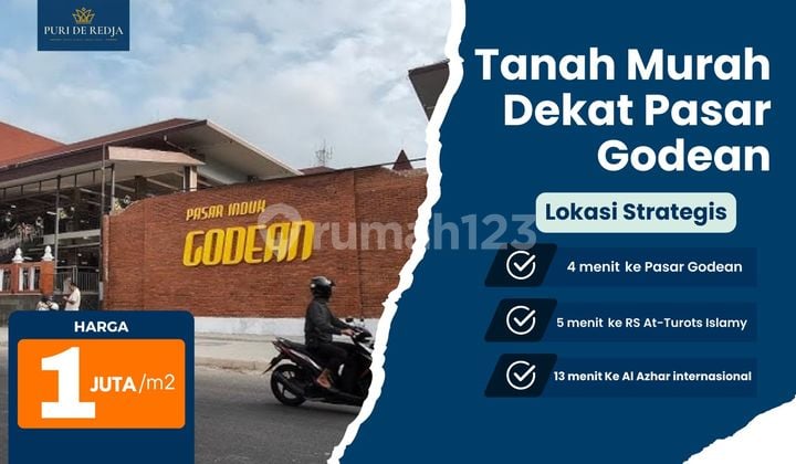 Tanah kavling Yogyakarta SHM -P Dekat RS. At-turots Islamy