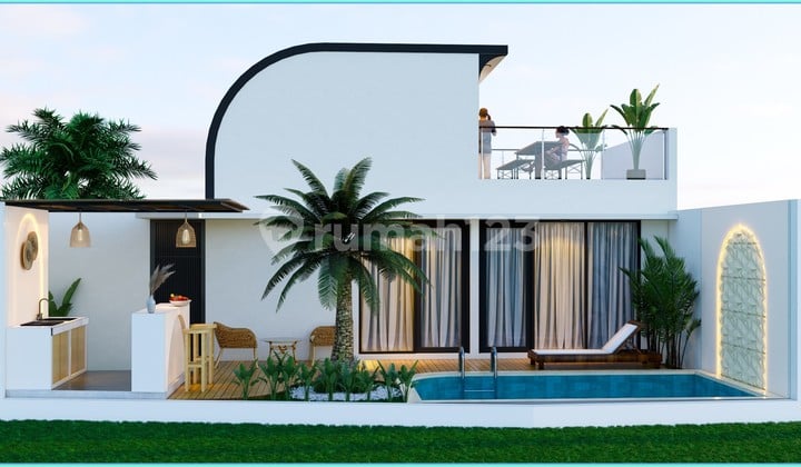 Villa Modern Yogyakarta 2 Lantai Include Pool dan Rooftop Bantul