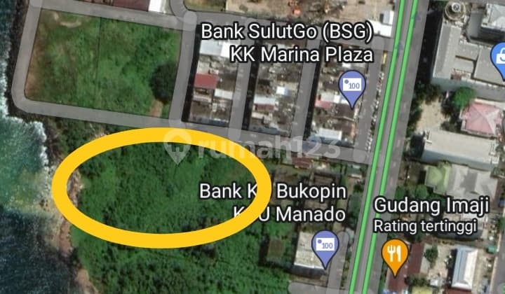 Tanah 1000m2 ~1h Kawasan Blue Banter Samping Mega Mas Dan Marina