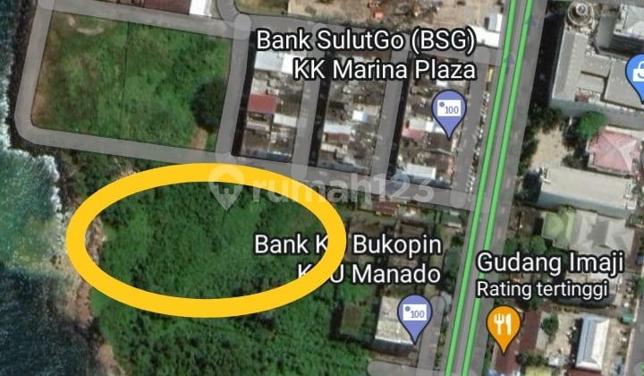 Tanah 1000m2 ~1h Kawasan Blue Banter Samping Mega Mas Dan Marina