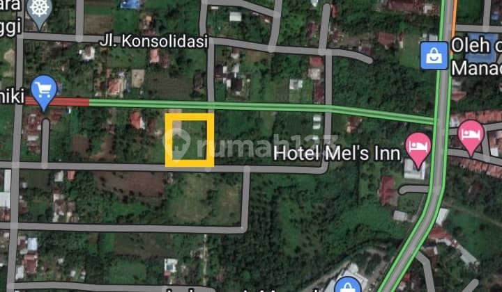Tanah 1000~3000m2 Di Jl Konsolidasi Cocok Buat Kantor Dan Hotel