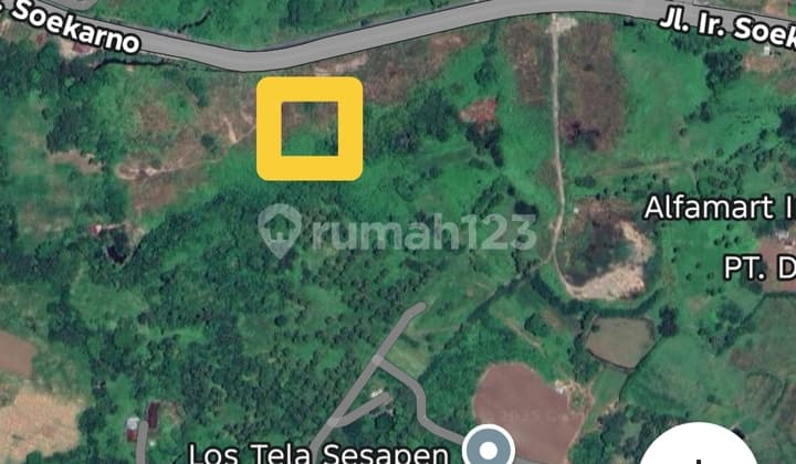 Tanah 1 H Depan Hotel Sentra Jl Sukarno Buat Usaha Dan Investasi