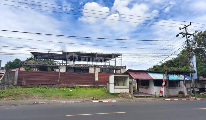 Tanah 1226m2 Pinggir Jl Raya Kota Tomohon Pas Buat Showroom Cargo