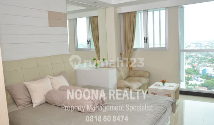Sewa Apartemen Kemang Village Tipe Studio Lantai Tinggi Furnished