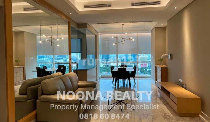 For Rent Apartment The Peak Sudirman 3 Bedrooms Middle Floor