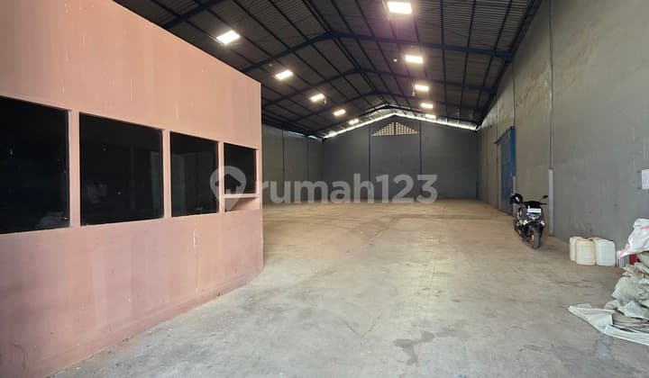 Disewakan Ready Mei Gudang Baru 1800M2 Bebas Banjir Dekat Tol dan Pelabuhan
