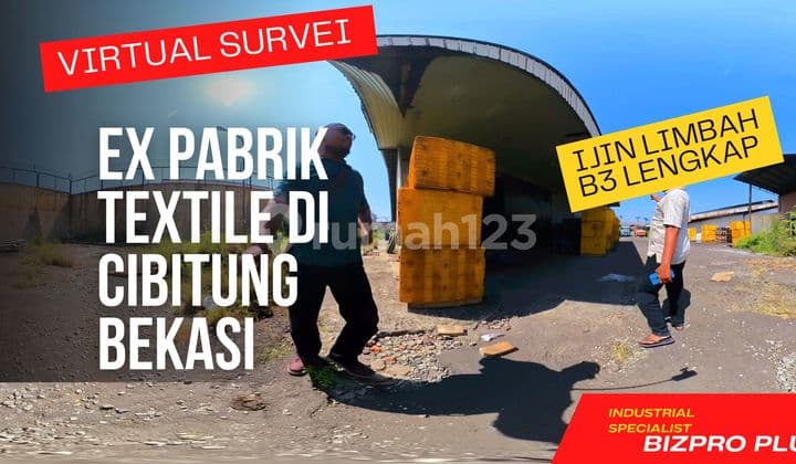 Ex Pabrik Textile Ada Ijin Limbah B3 di Cibitung Cikarang Bekasi